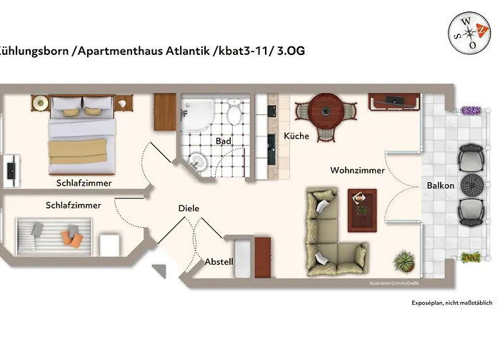 Apartmán Apartmenthaus Atlantik Apartmenthaus Atlantik 311 *